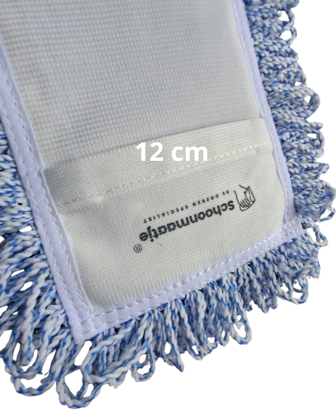 SCHOONMAATJE Dweil- blauw/wit 40cm gladde vloeren pvc/laminaat/beton/linoleum/marmer)