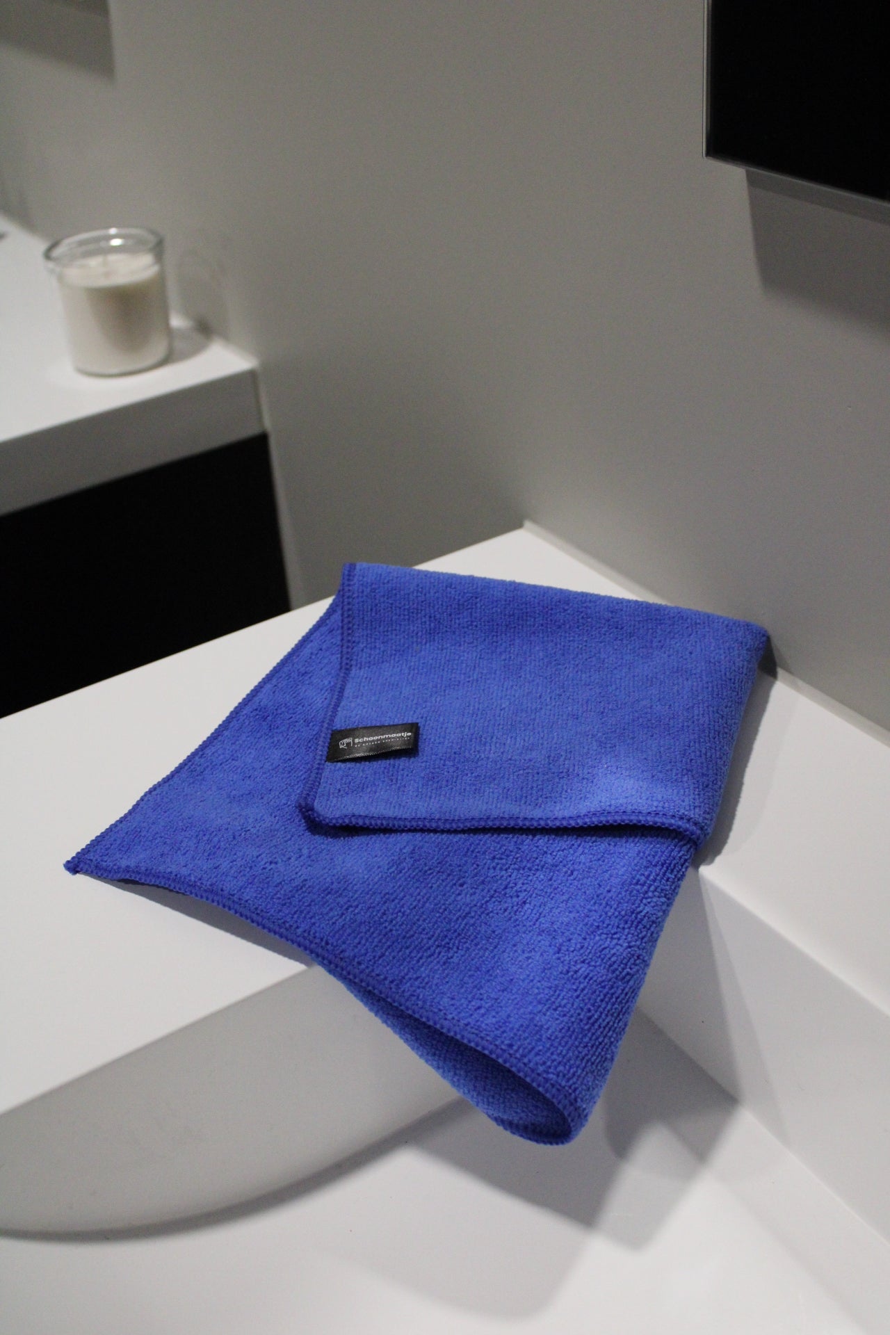 Schoonmaatje vaatdoek 40x40 3 stuks BLAUW ACTIE