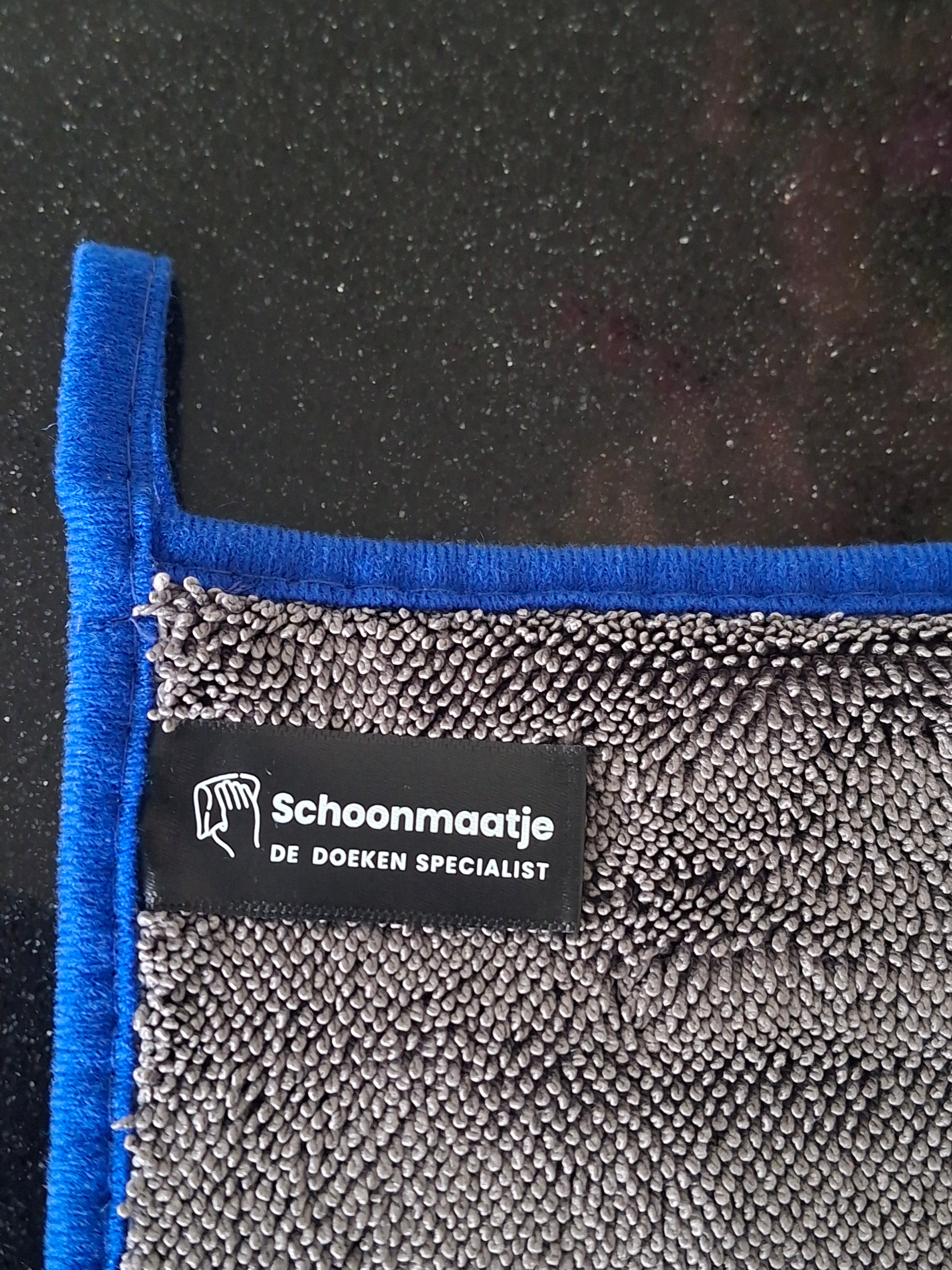 Premium doek medium – 30x40 GRIJS MET BLAUWE rand