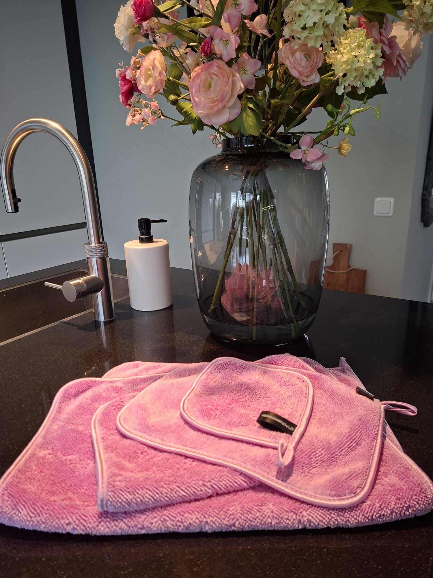 Doekenset met 4 doeken ROZE